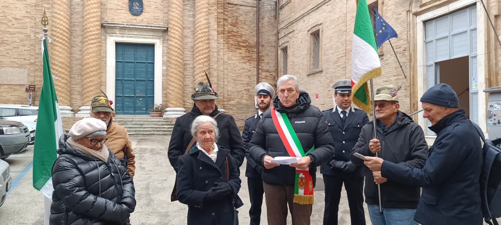 Commemorato Questa Mattina Il Sacrificio Del Magg Degli Alpini