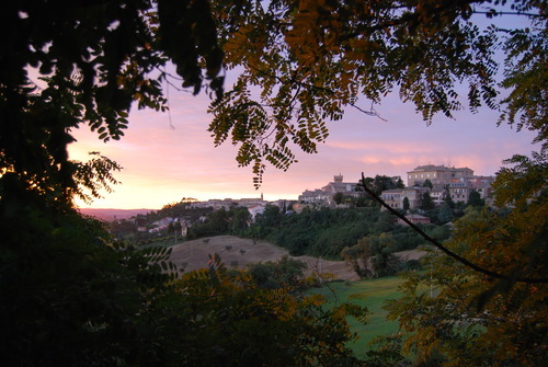 Recanati rosa panorama