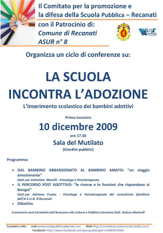 locandina-adozionevaascuola-recanati10-12-09