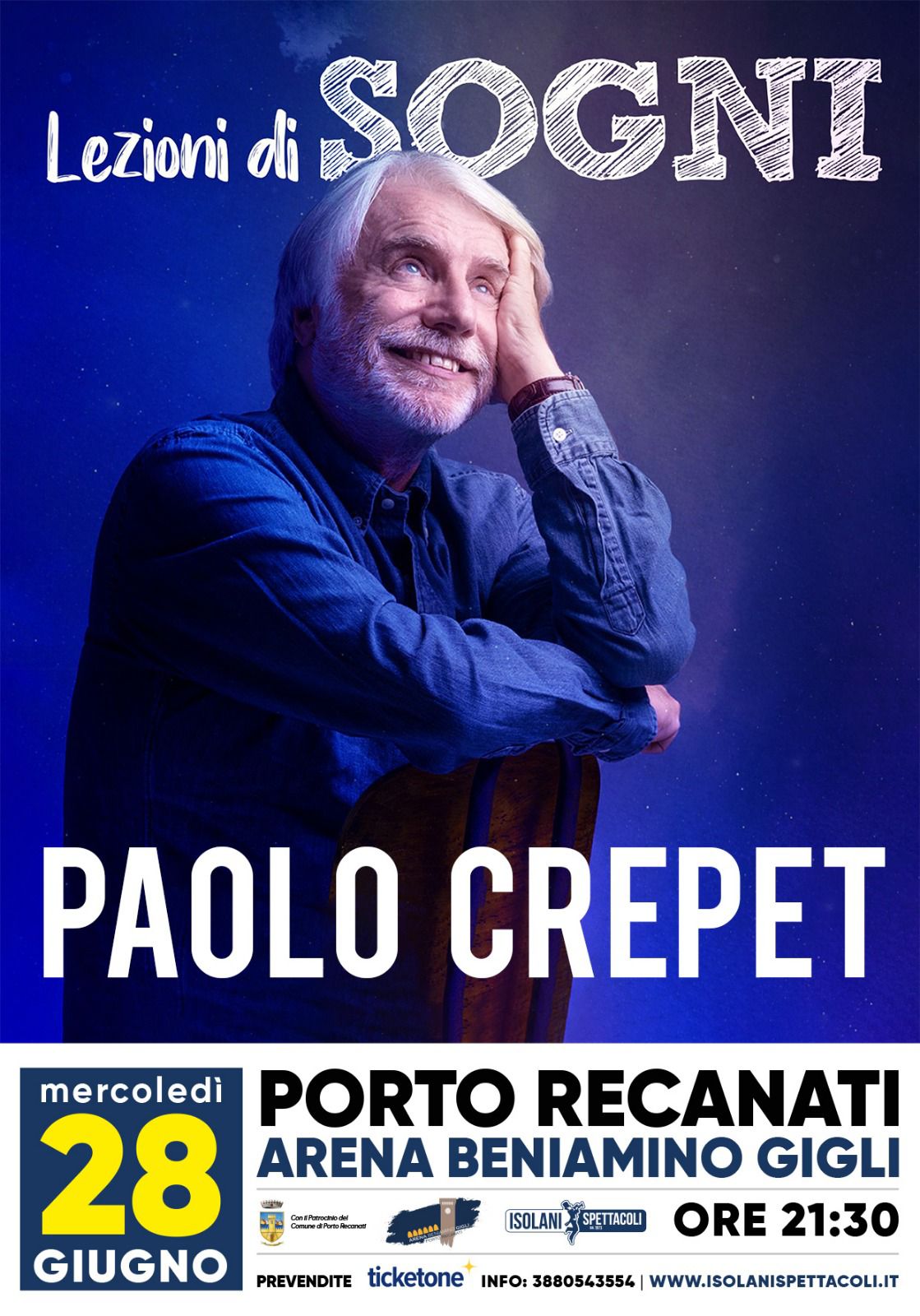 PAOLO CREPET ARENA GIGLI 28 GIUGNO