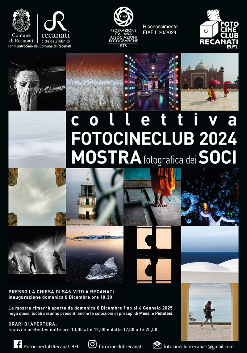 Locandina mostra collettiva soci 2024