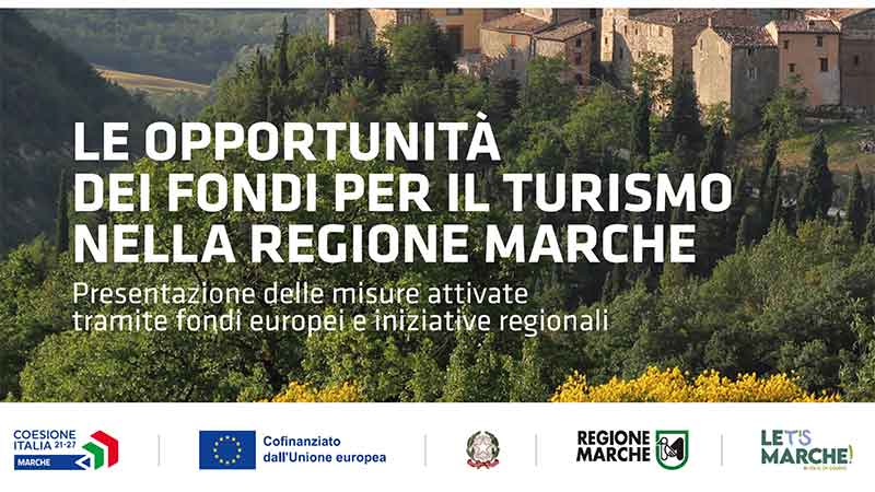 Slides Le Opportunita dei Fondi per il turismo della Regione Marche 1