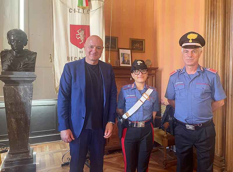 sindaco Emanuele Pepa carabiniera Maria Concetta Maggio luogotenente Angelo Pardi 