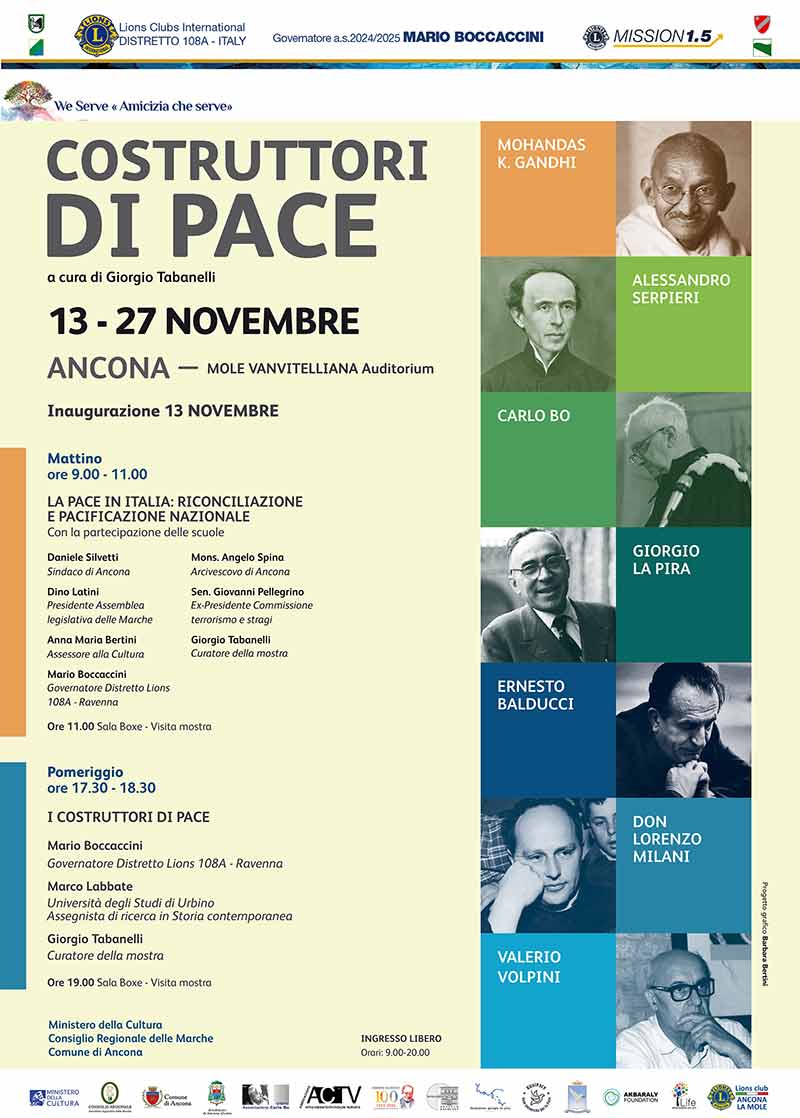 Mostra Costruttori di Pace Ancona