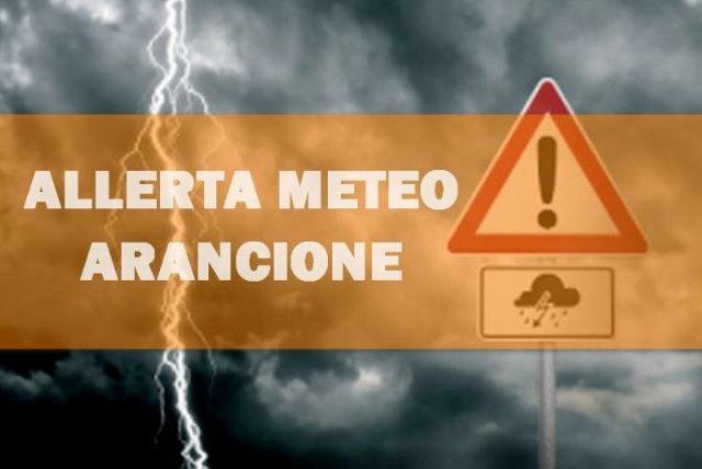 allerta meteo arancione