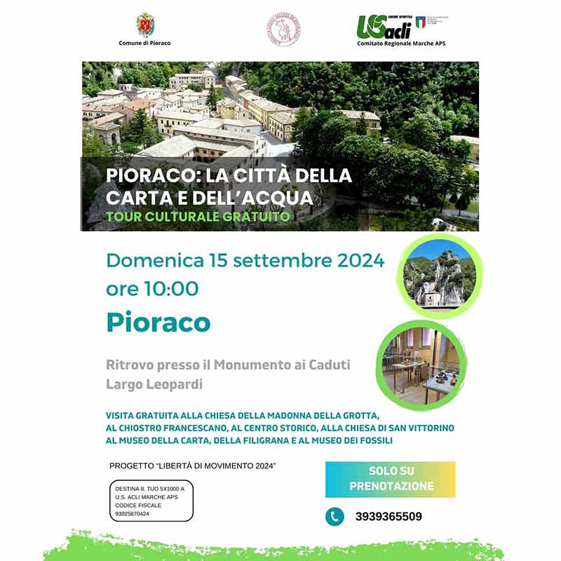 Musei Pioraco settembre 2024 Post Instagram