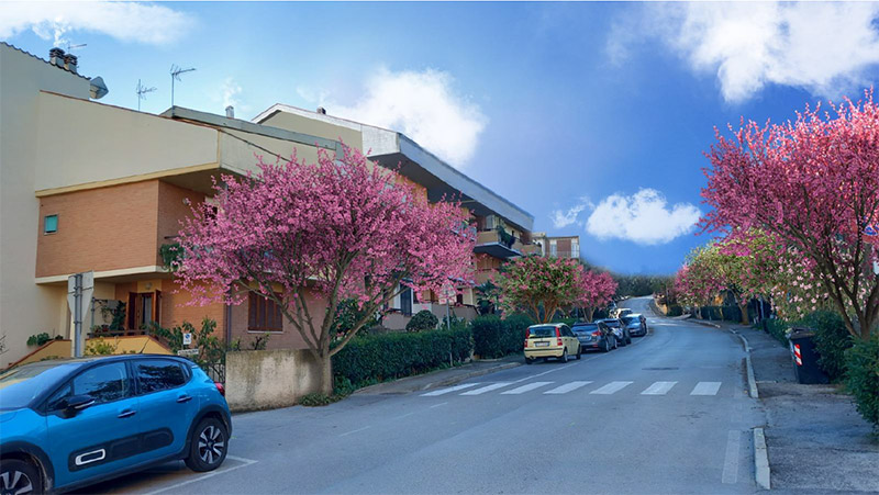 Rendering Viale dei Pini